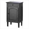 CABINETS - ANTIQUE BLACK WOOD CABINET