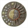 BUY WHOLESALE GIFTS AND DECOR! GLOW IN THE DARK STEP STONE - SUN, MOON & STARS STEP STONE